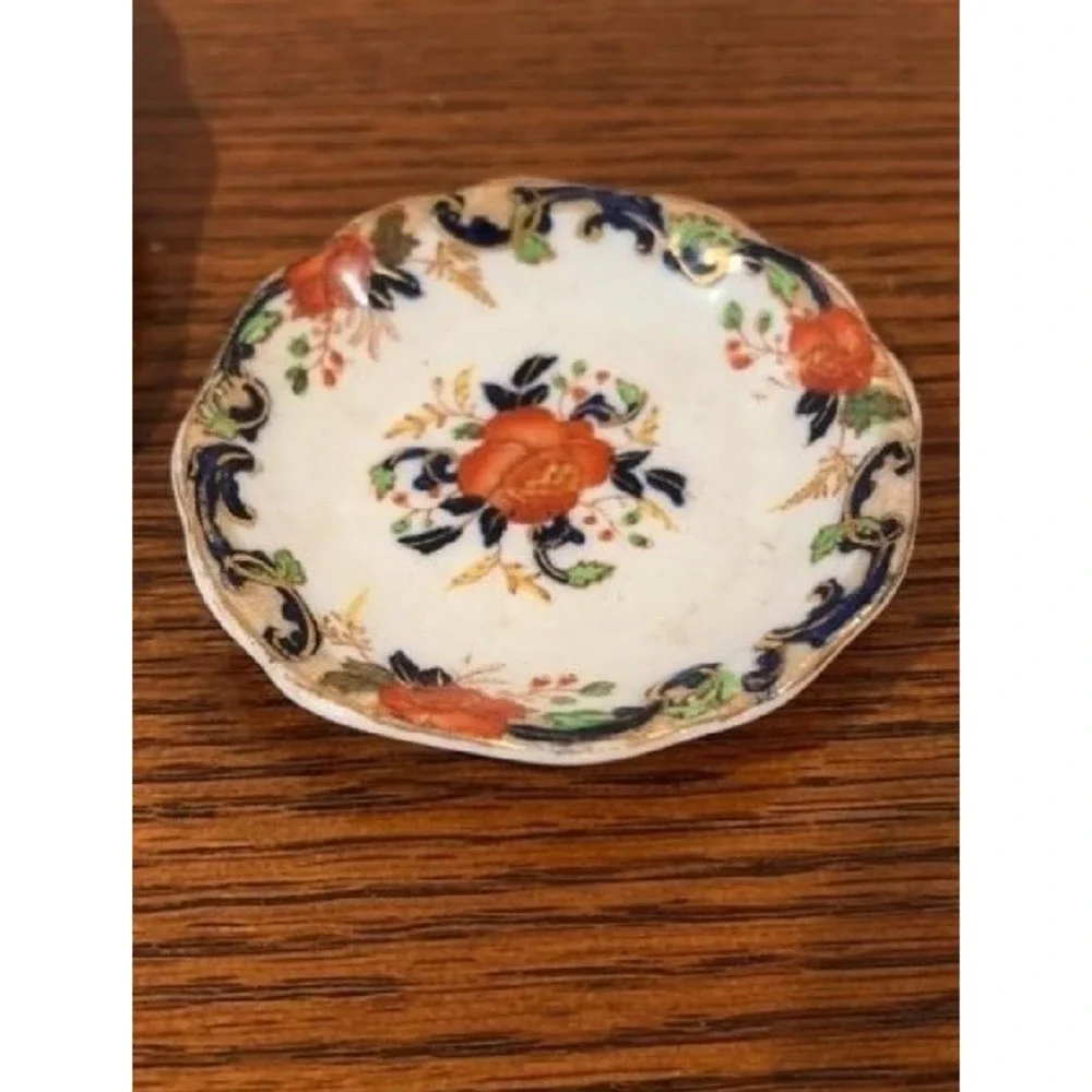 Rare 6pc Antique John Maddock & Sons Ltd. Plate Majestic Vitreous Design